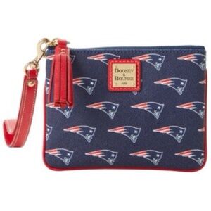 Dooney & Bourke New England Patriots Saffiano Signature Stadium Wristlet